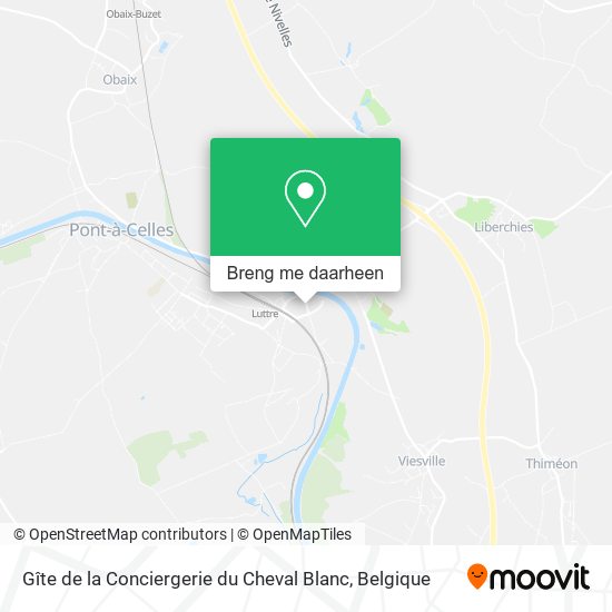 Gîte de la Conciergerie du Cheval Blanc kaart