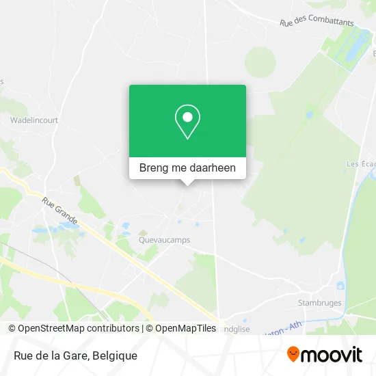 Rue de la Gare kaart