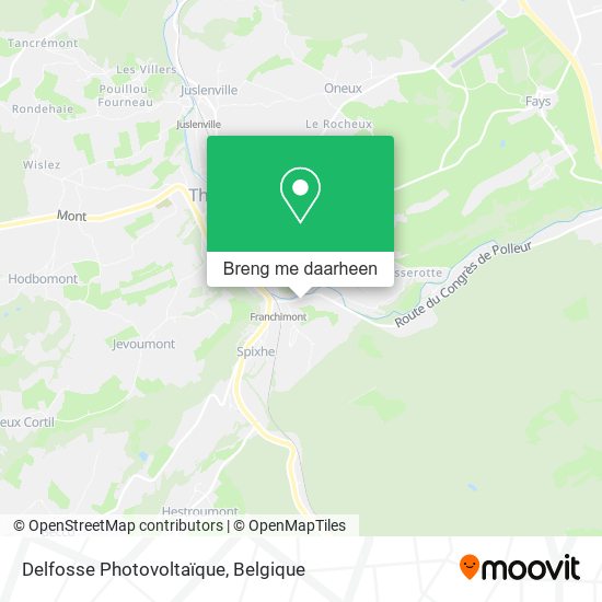 Delfosse Photovoltaïque kaart
