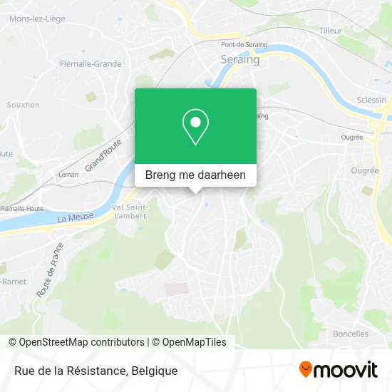 Rue de la Résistance kaart