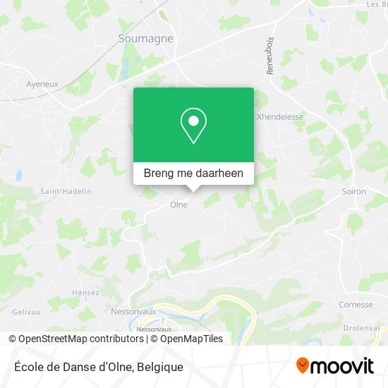 École de Danse d'Olne kaart
