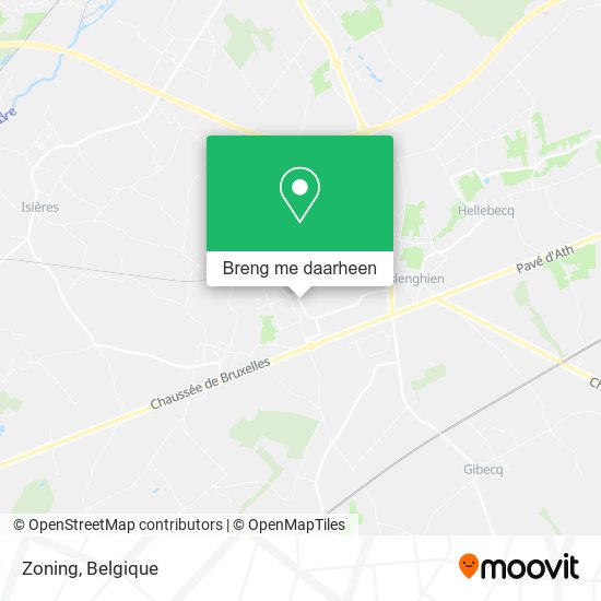 Zoning kaart