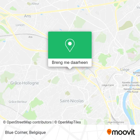 Blue Corner kaart