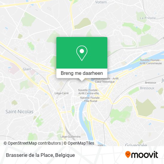 Brasserie de la Place kaart