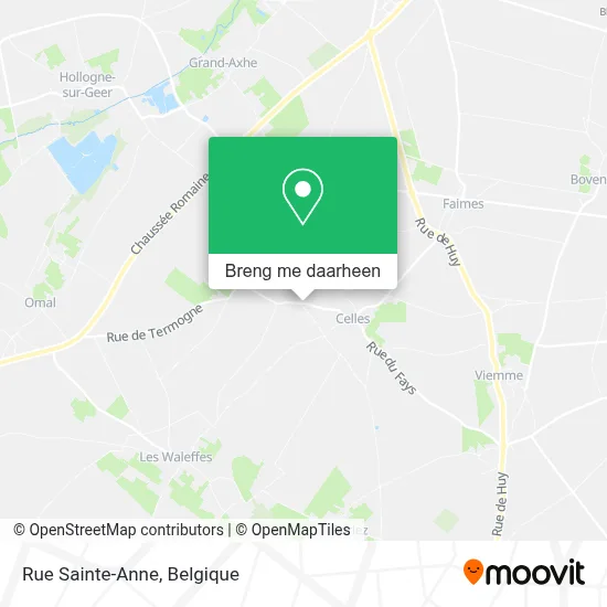 Rue Sainte-Anne kaart