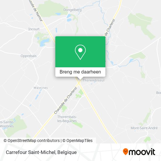 Carrefour Saint-Michel kaart