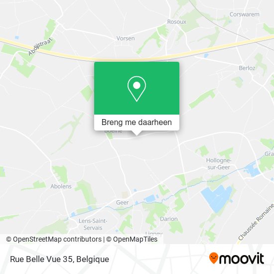 Rue Belle Vue 35 kaart