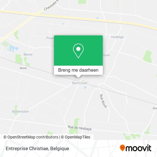 Entreprise Christiae kaart