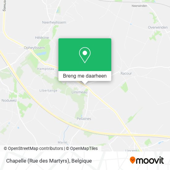 Chapelle (Rue des Martyrs) kaart