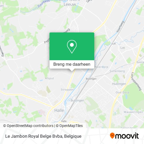 Le Jambon Royal Belge Bvba kaart