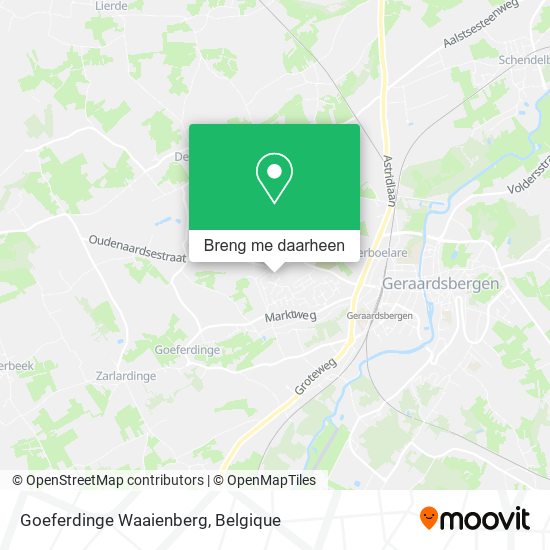 Goeferdinge Waaienberg kaart