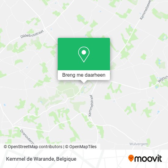 Kemmel de Warande kaart