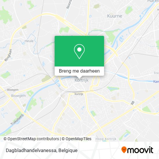 Dagbladhandelvanessa kaart