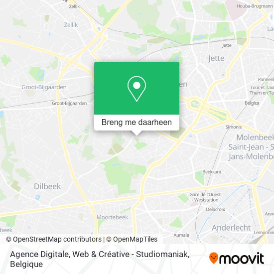 Agence Digitale, Web & Créative - Studiomaniak kaart