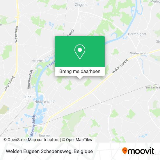 Welden Eugeen Schepensweg kaart