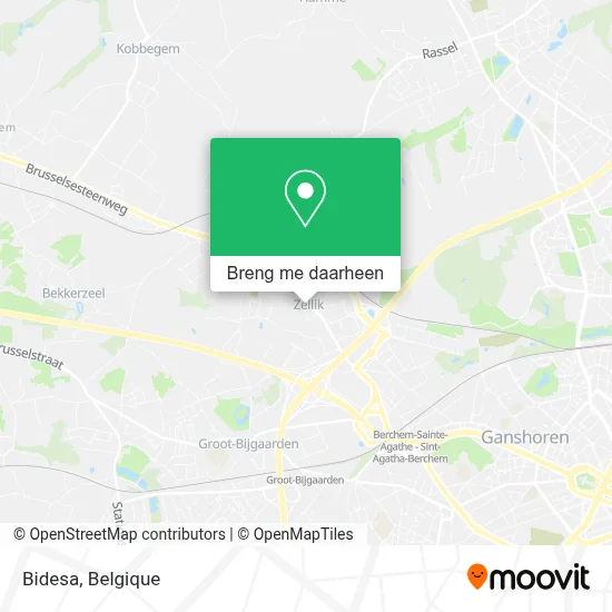 Bidesa kaart