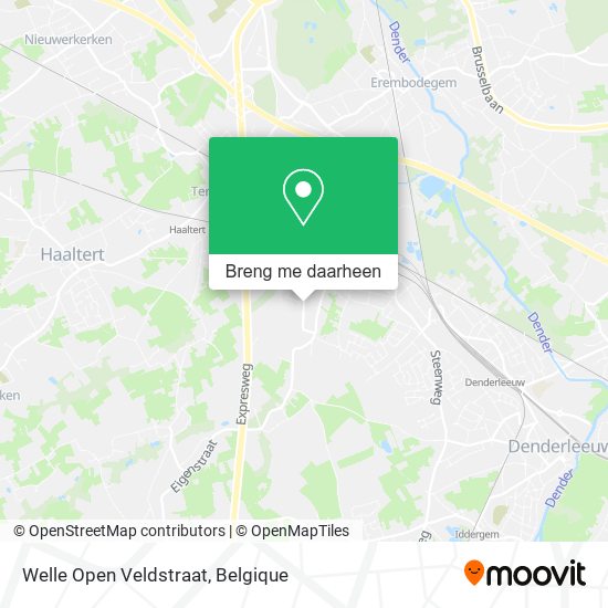 Welle Open Veldstraat kaart