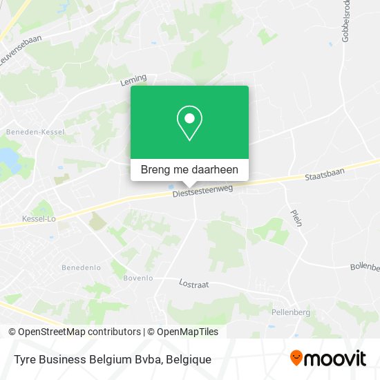 Tyre Business Belgium Bvba kaart
