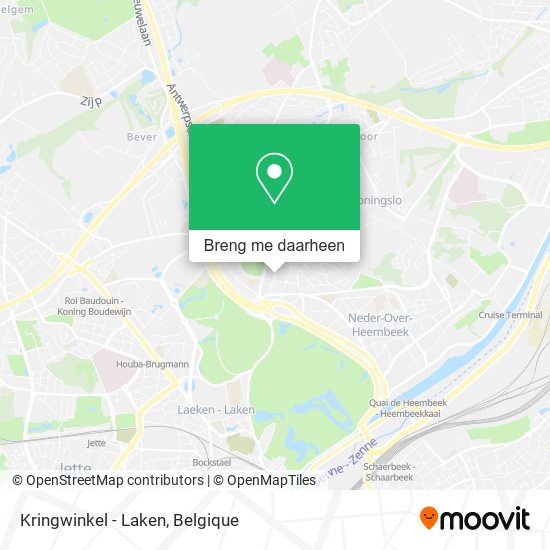Kringwinkel - Laken kaart