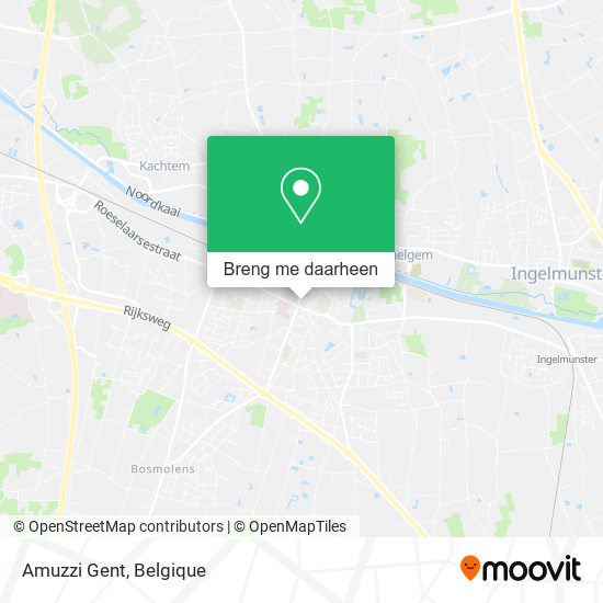 Amuzzi Gent kaart