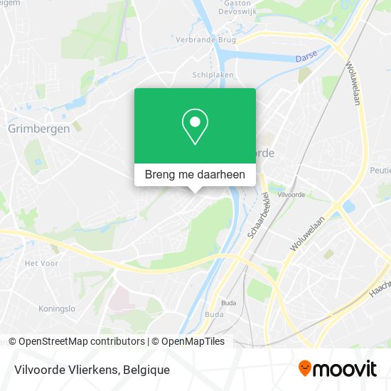 Vilvoorde Vlierkens kaart