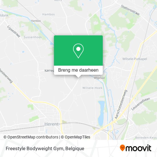 Freestyle Bodyweight Gym kaart