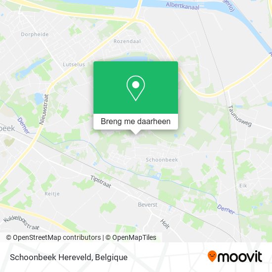 Schoonbeek Hereveld kaart