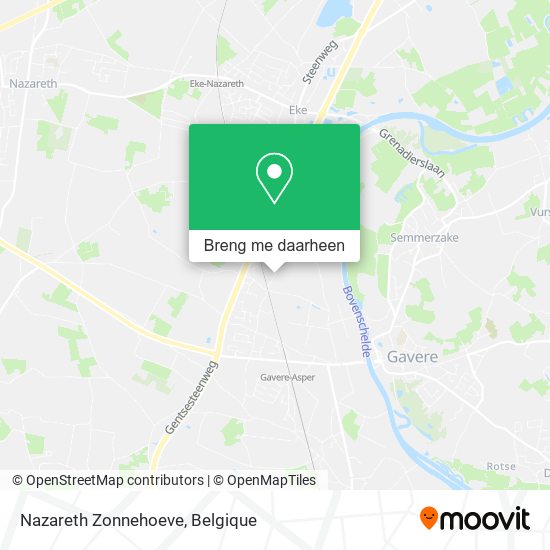 Nazareth Zonnehoeve kaart