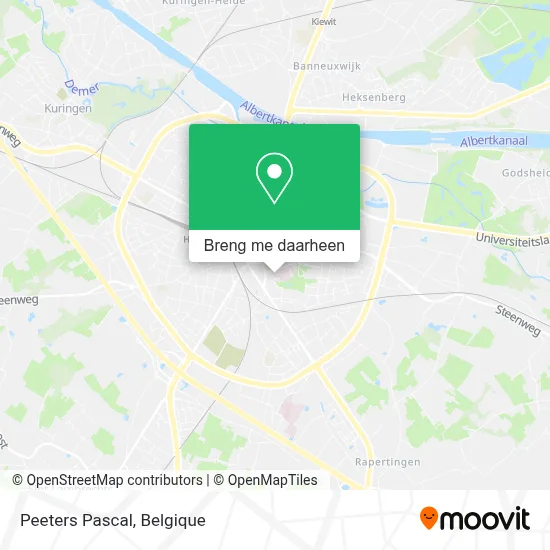 Peeters Pascal kaart