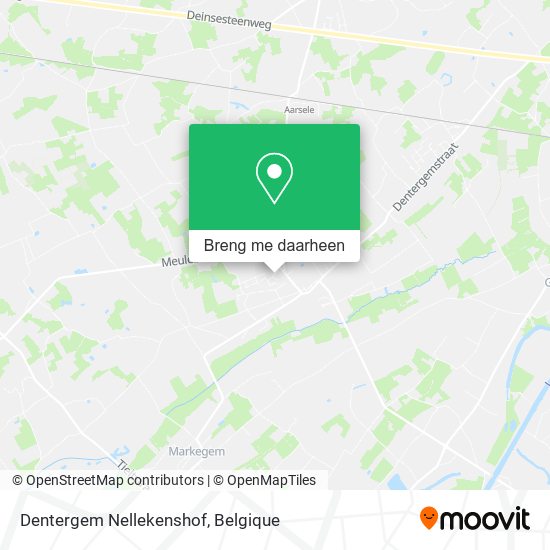 Dentergem Nellekenshof kaart