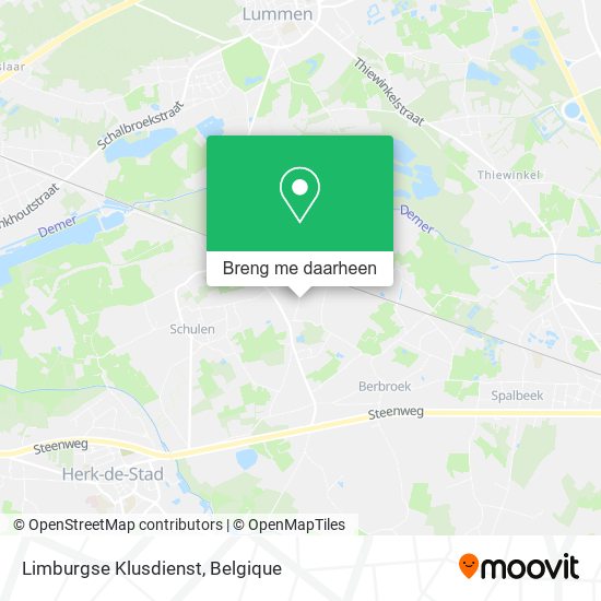 Limburgse Klusdienst kaart