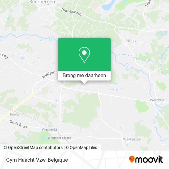 Gym Haacht Vzw kaart