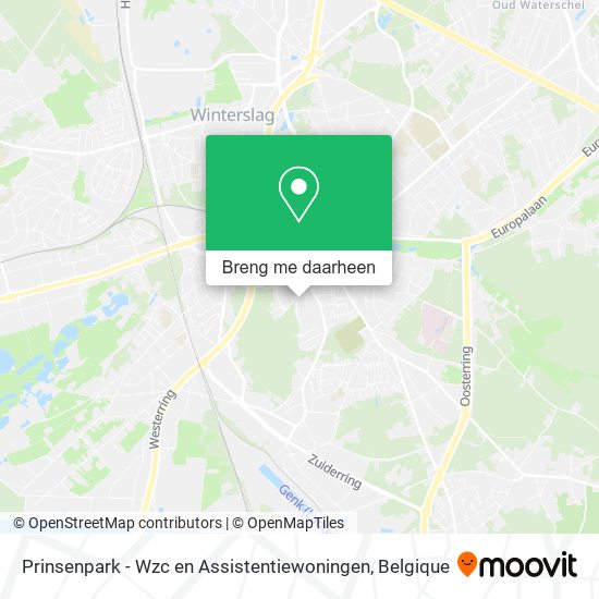 Prinsenpark - Wzc en Assistentiewoningen kaart