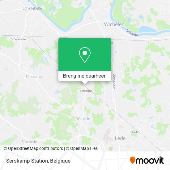 Serskamp Station kaart