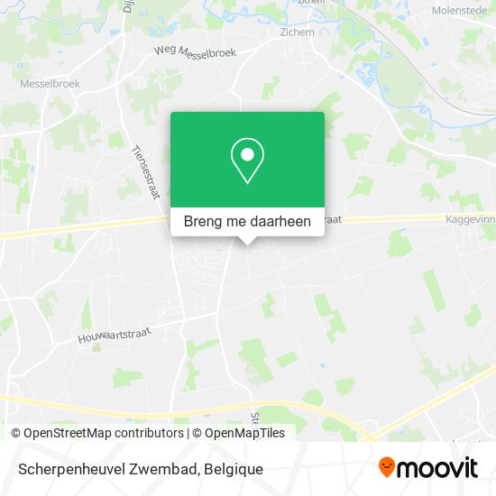 Scherpenheuvel Zwembad kaart