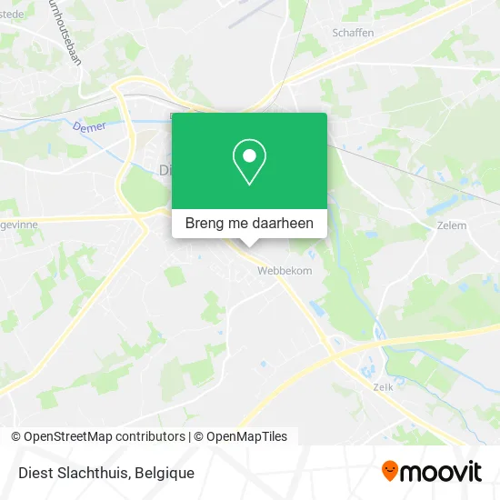 Diest Slachthuis kaart