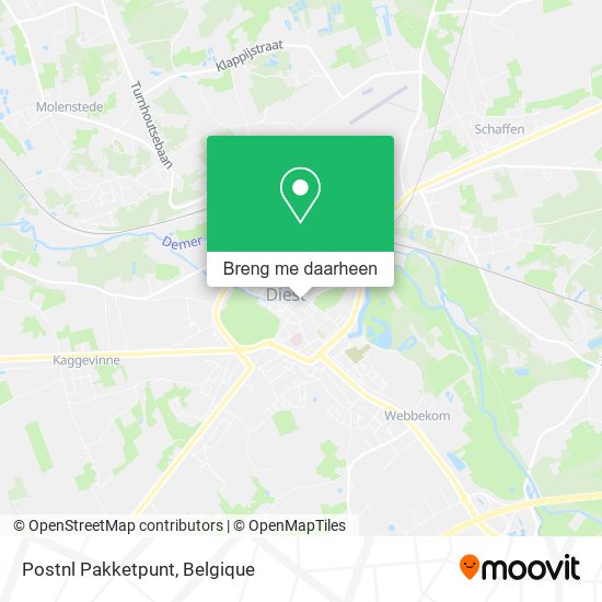 Postnl Pakketpunt kaart