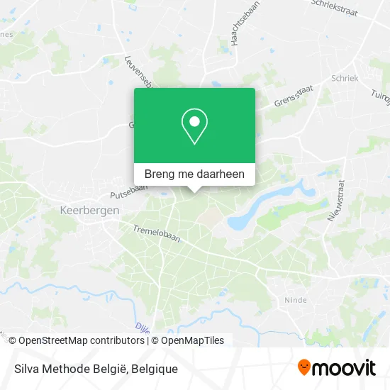 Silva Methode België kaart