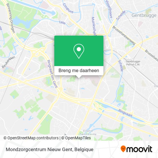 Mondzorgcentrum Nieuw Gent kaart