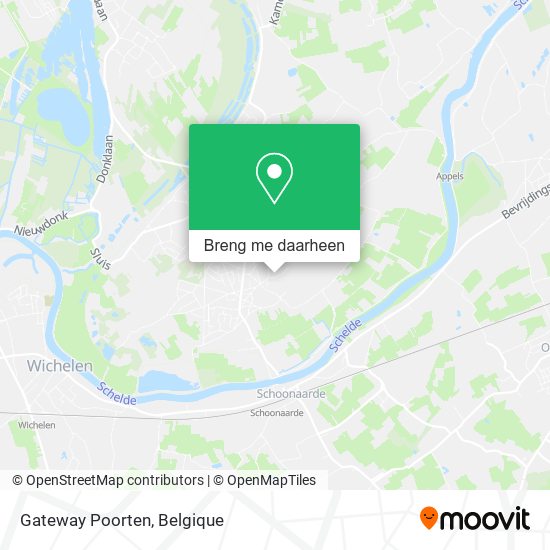 Gateway Poorten kaart