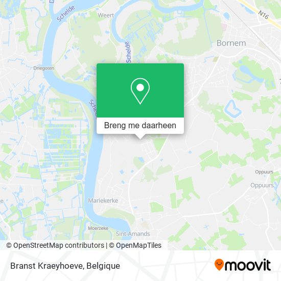 Branst Kraeyhoeve kaart