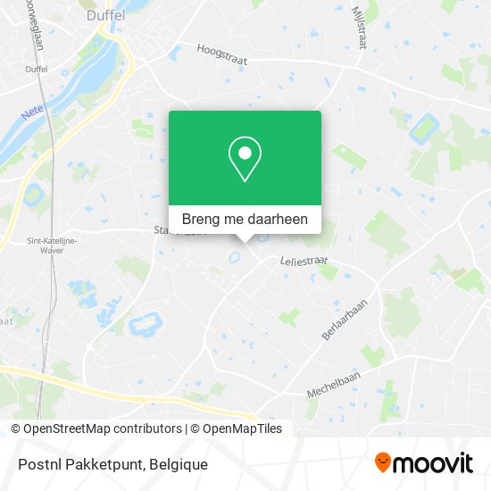 Postnl Pakketpunt kaart