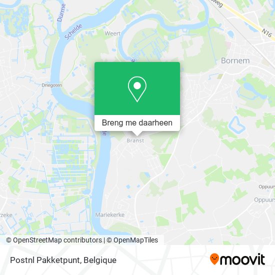 Postnl Pakketpunt kaart