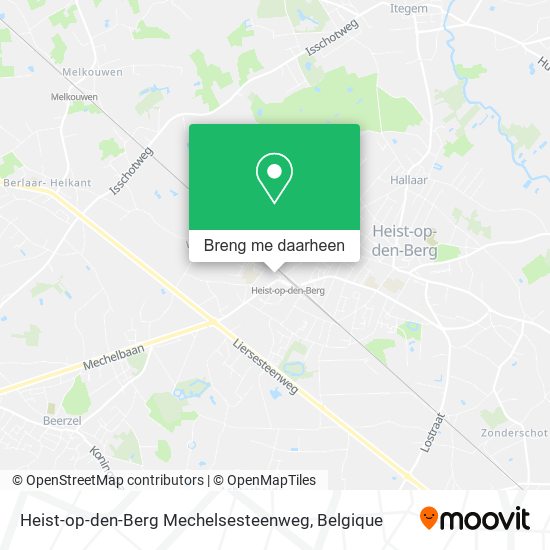 Heist-op-den-Berg Mechelsesteenweg kaart