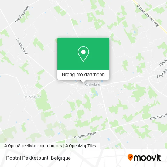 Postnl Pakketpunt kaart