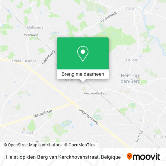 Heist-op-den-Berg van Kerckhovenstraat kaart