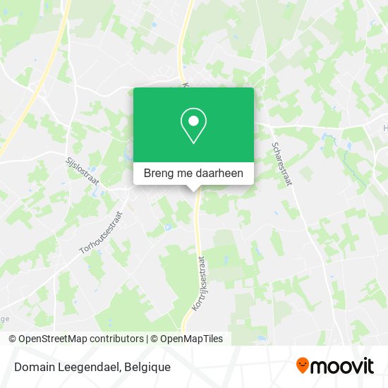 Domain Leegendael kaart