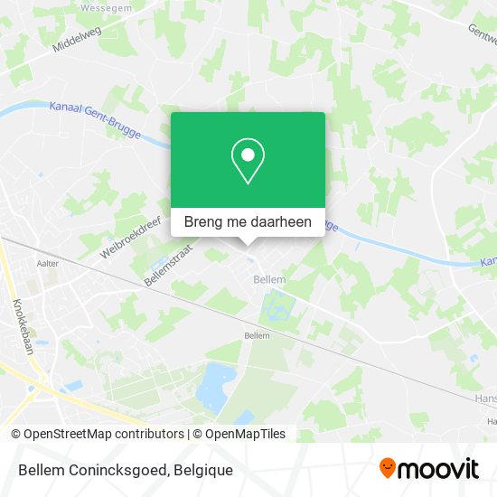 Bellem Conincksgoed kaart