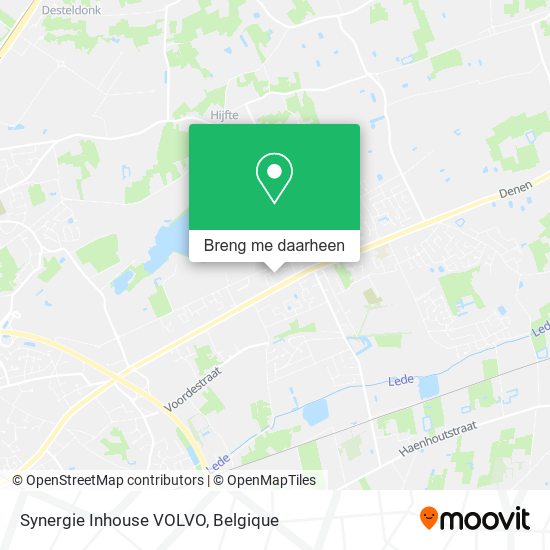 Synergie Inhouse VOLVO kaart