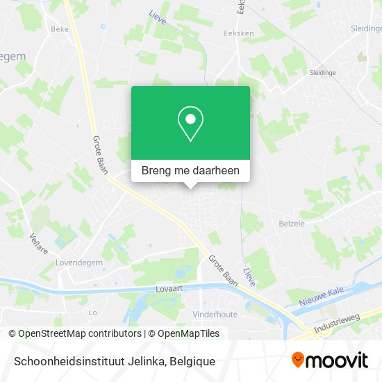 Schoonheidsinstituut Jelinka kaart